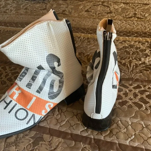 Ankle bootie peep toe sandals - Picture 1 of 4